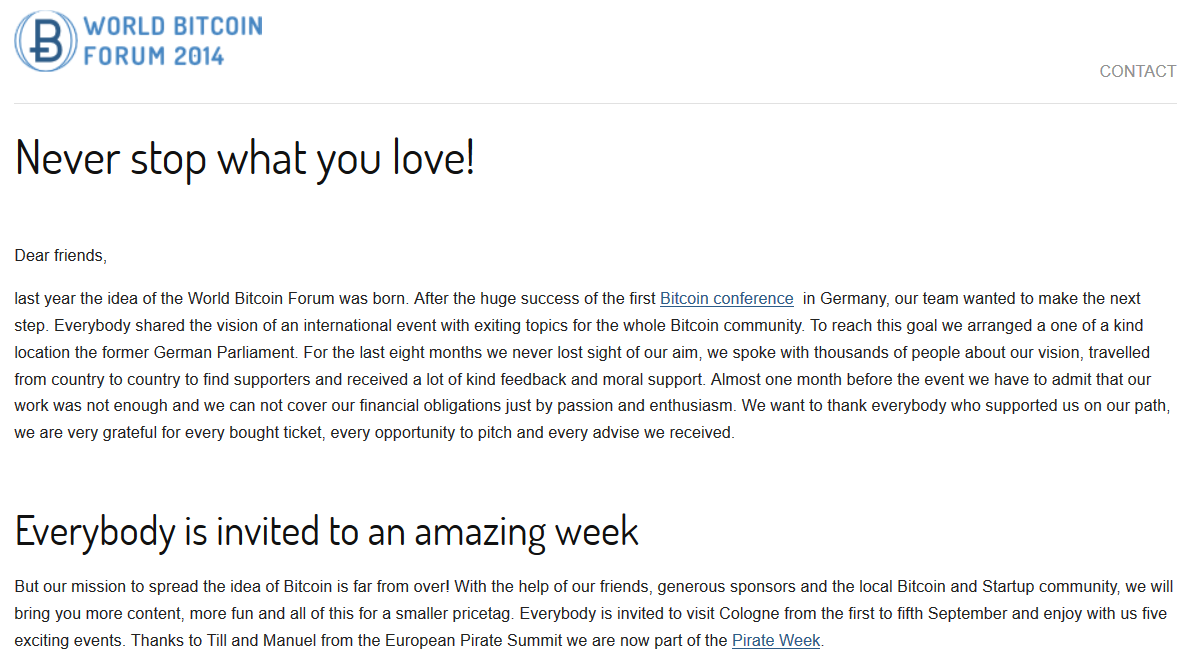 World Bitcoin Forum