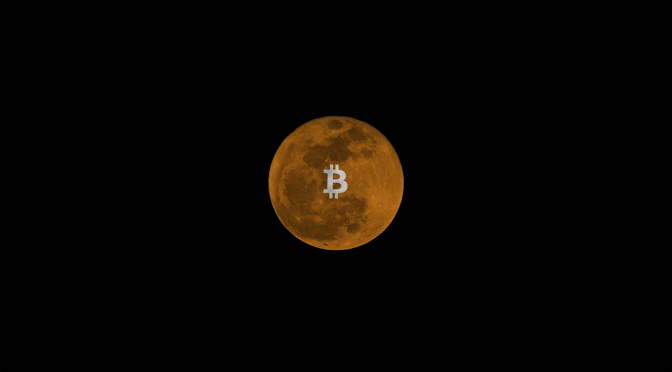 Bitcoin Enthusiasten Mond