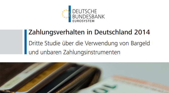 Studie deutsche bundesbank Bargeld Bitcoin