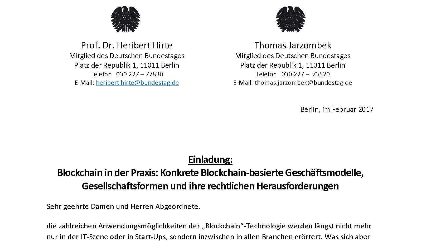 Blockchain im Bundestag (1)