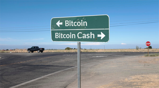 bitcoin fork bitcoin cash copy