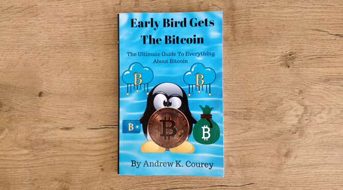 Der junge Vogel fängt den Bitcoin