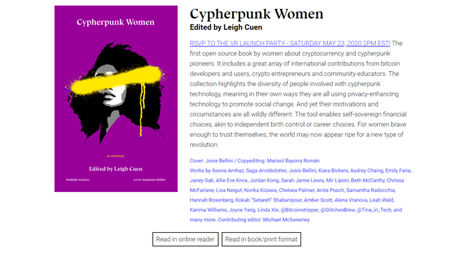 Cypherpunk Women – Bitcoin aus weiblicher Perspektive